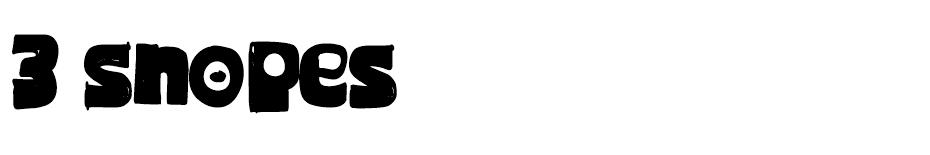 3 Snopes font
